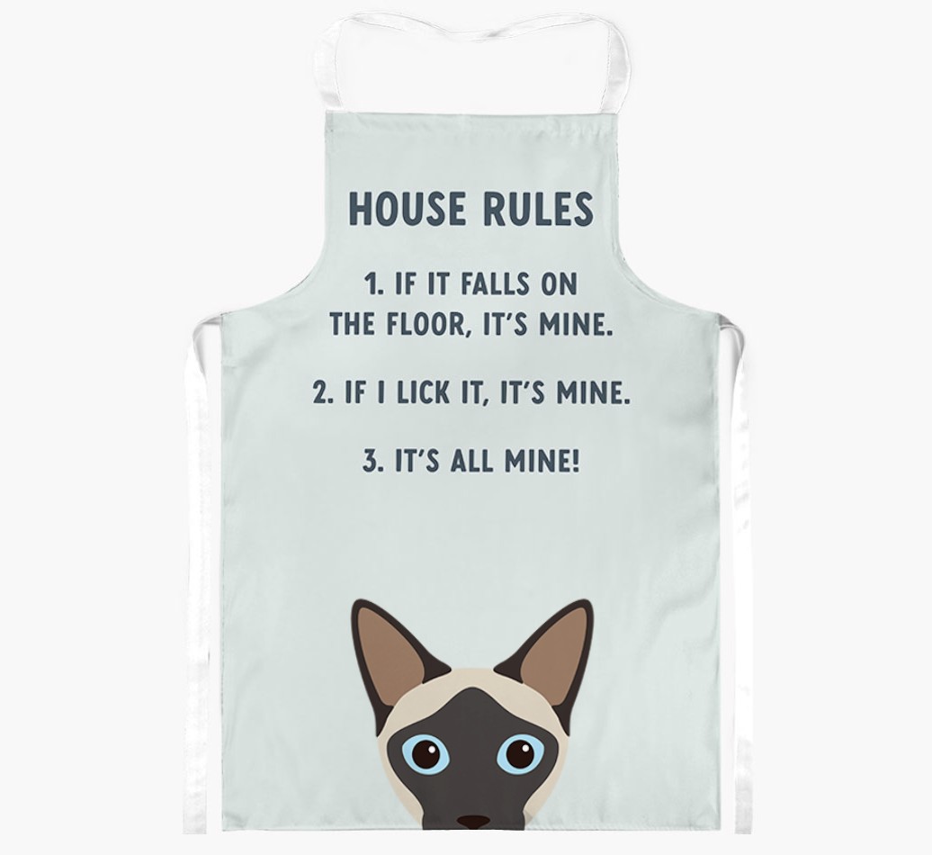 House Rules: Personalised {breedShortName} Apron