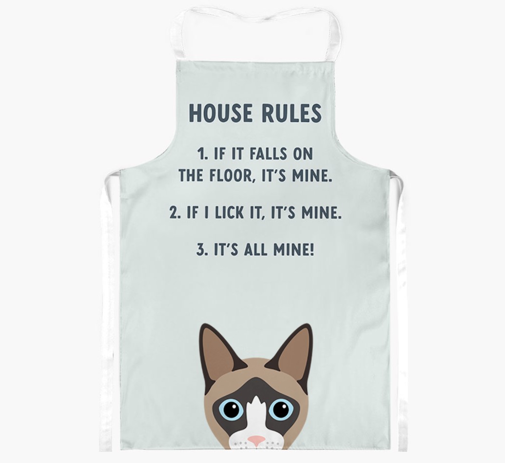 House Rules: Personalised {breedShortName} Apron