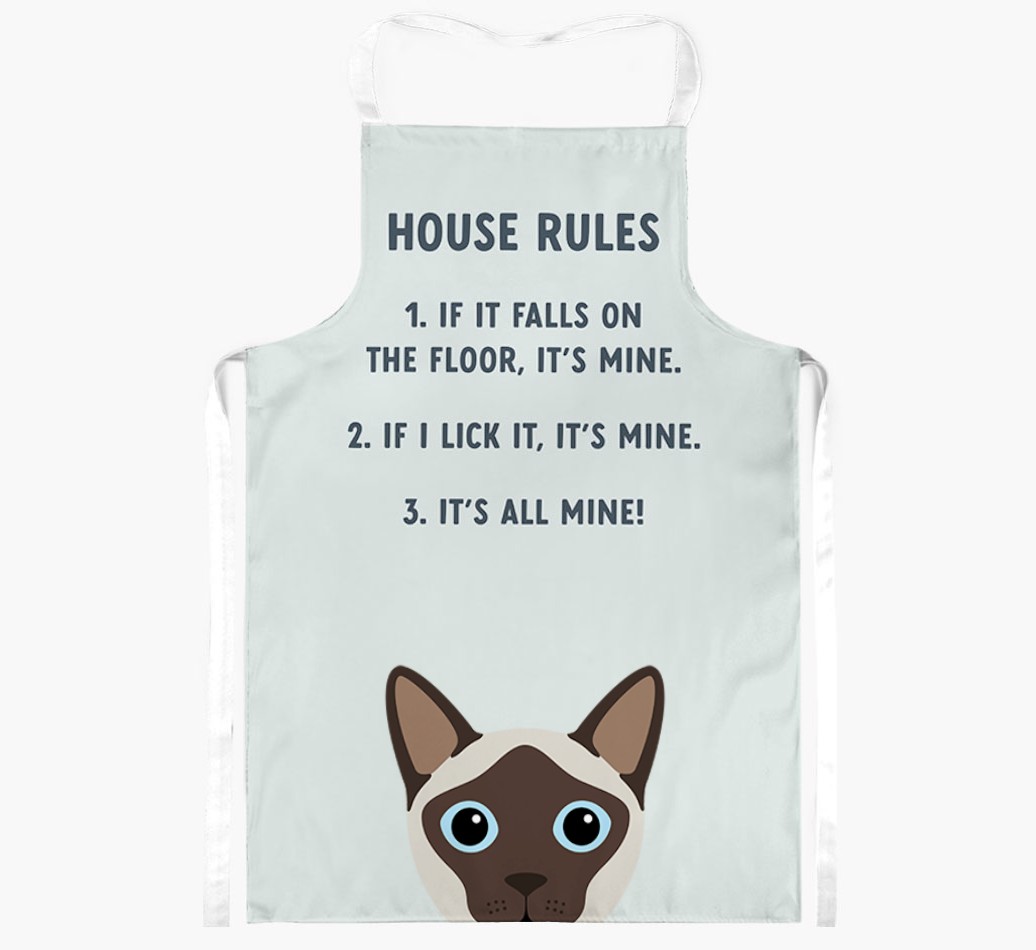 House Rules: Personalised {breedShortName} Apron