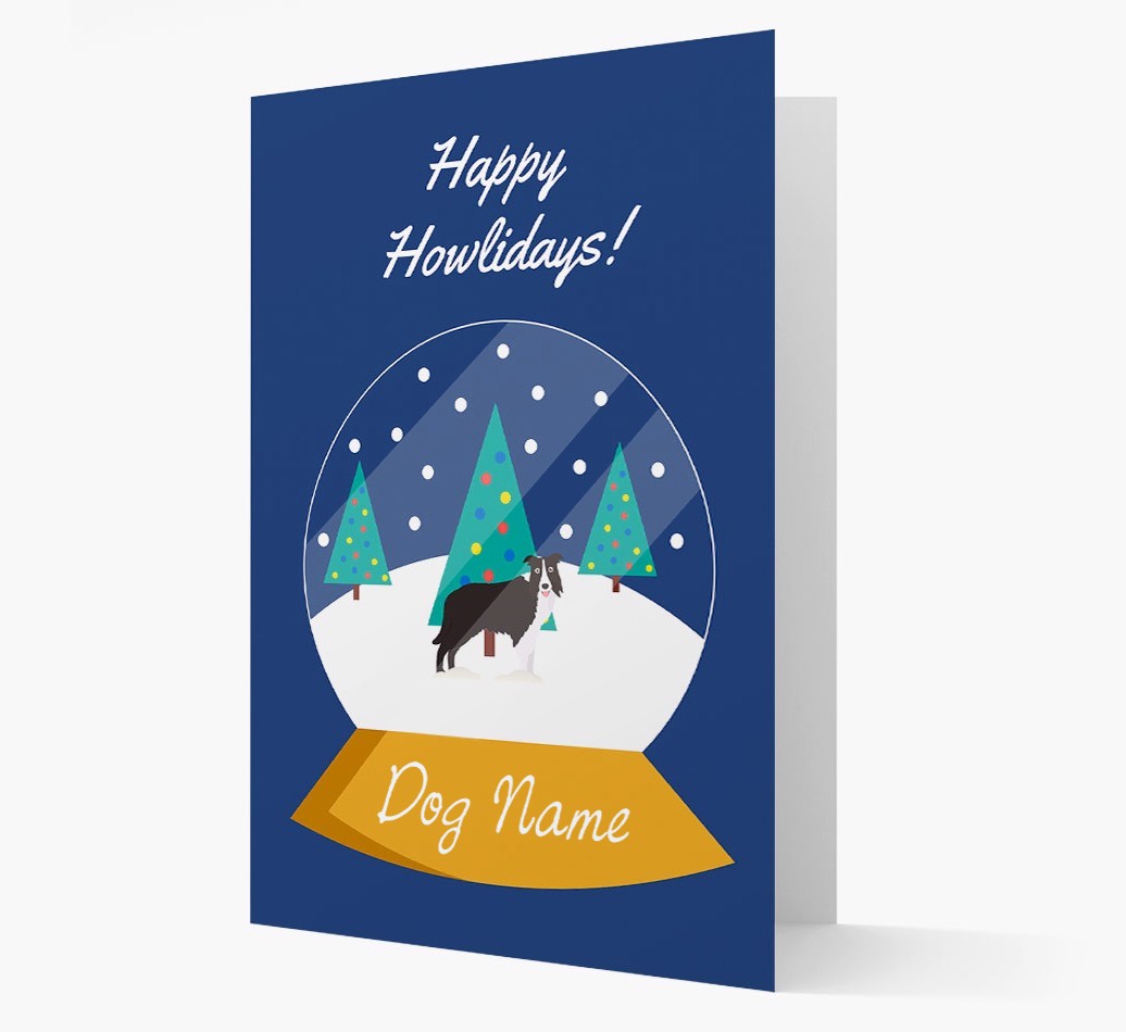 'Happy Howlidays' - Personalized {breedFullName} Card