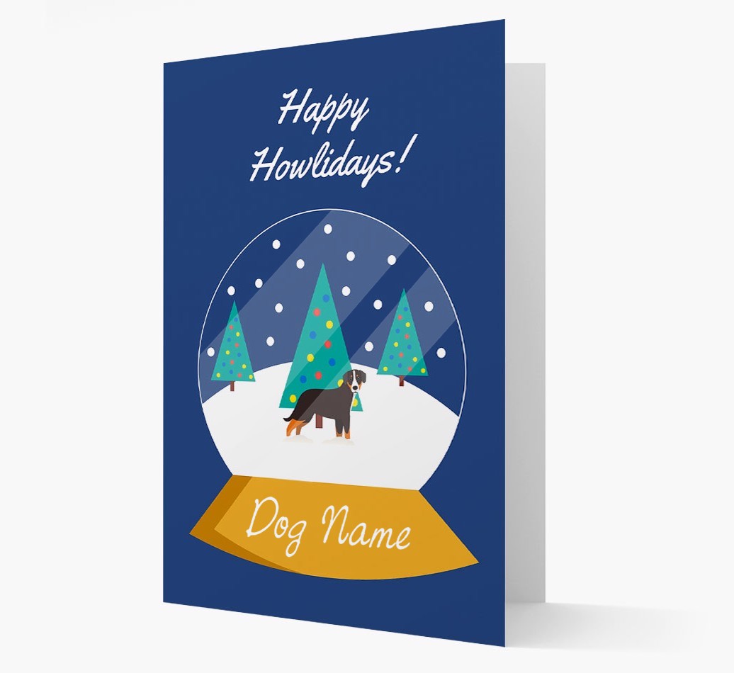 'Happy Howlidays' - Personalized {breedFullName} Card