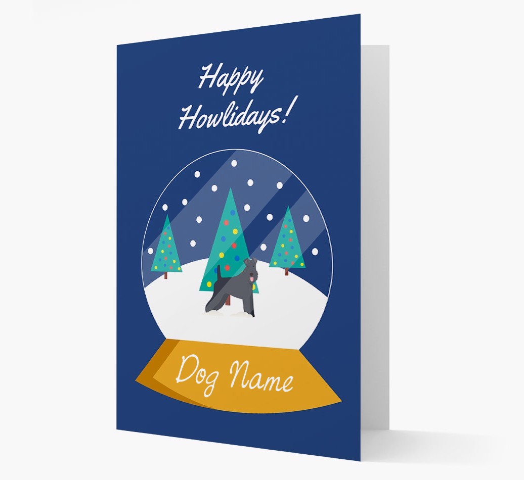 'Happy Howlidays' - Personalized {breedFullName} Card