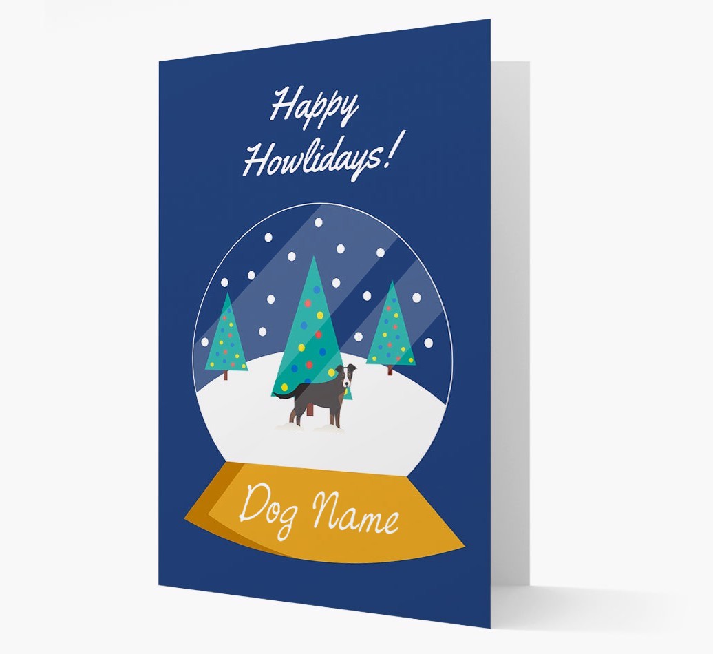 'Happy Howlidays' - Personalized {breedFullName} Card