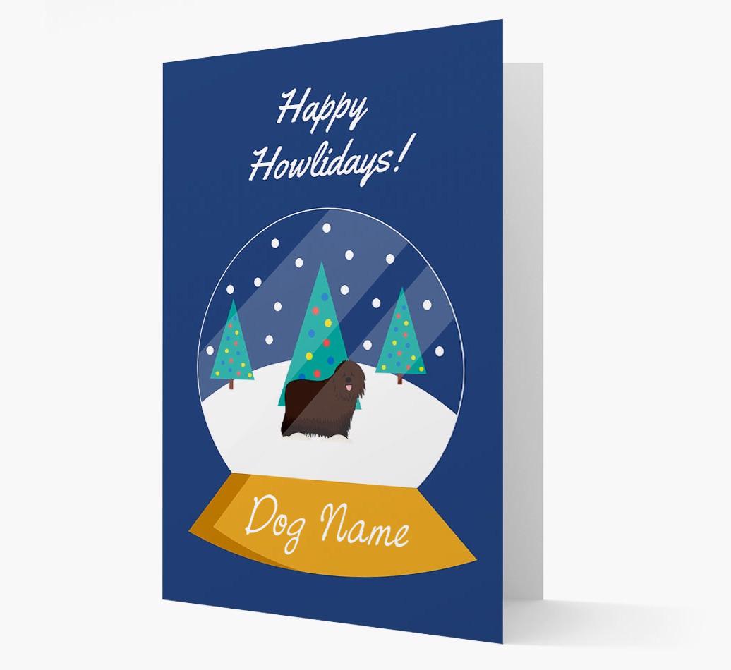 'Happy Howlidays' - Personalized {breedFullName} Card
