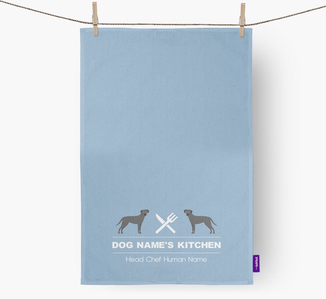 'Head Chef' - Personalised {breedFullName} Tea Towel
