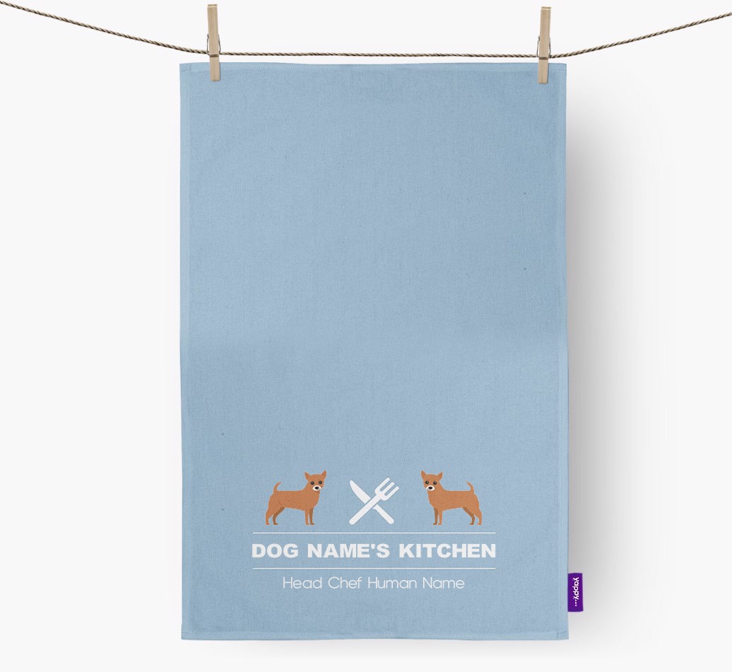 'Head Chef' - Personalised {breedFullName} Tea Towel