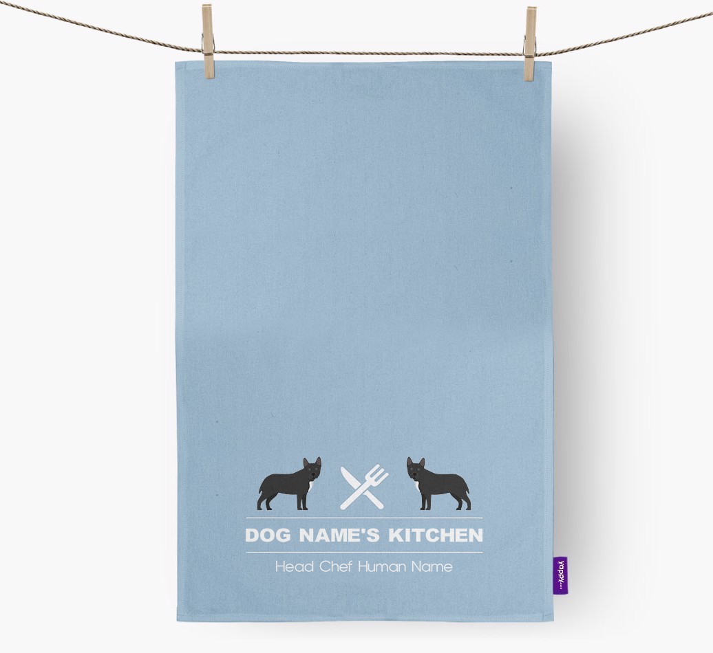 'Head Chef' - Personalised {breedFullName} Tea Towel