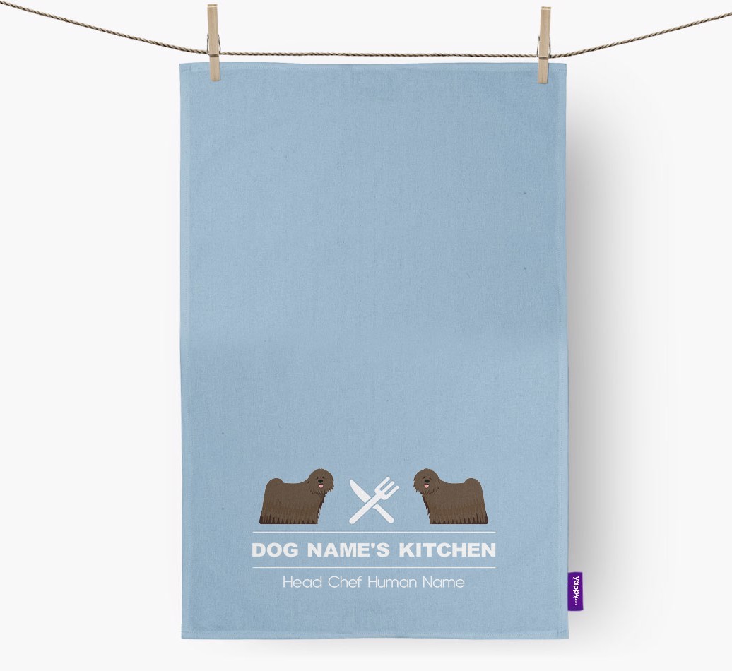 'Head Chef' - Personalised {breedFullName} Tea Towel
