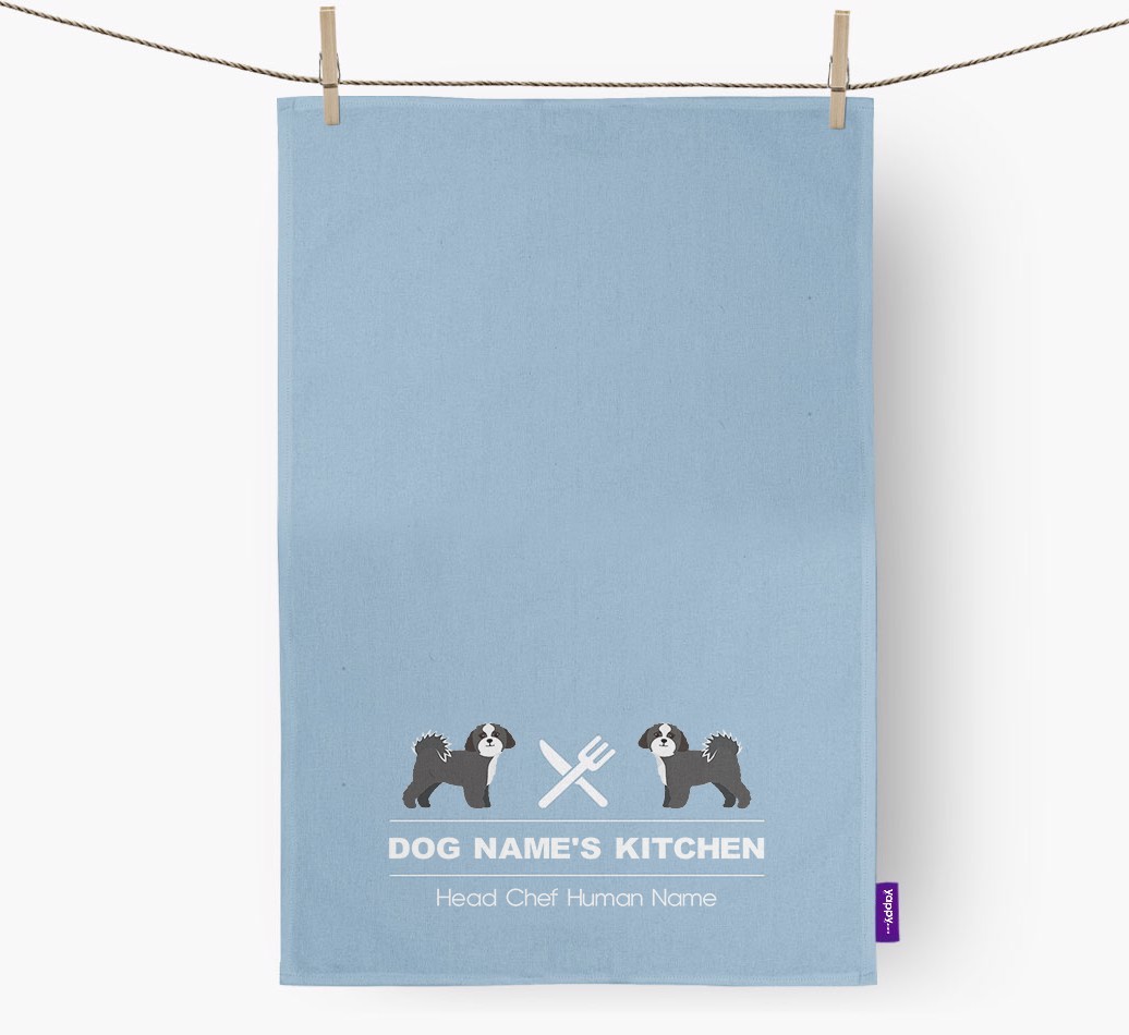'Head Chef' - Personalised {breedFullName} Tea Towel