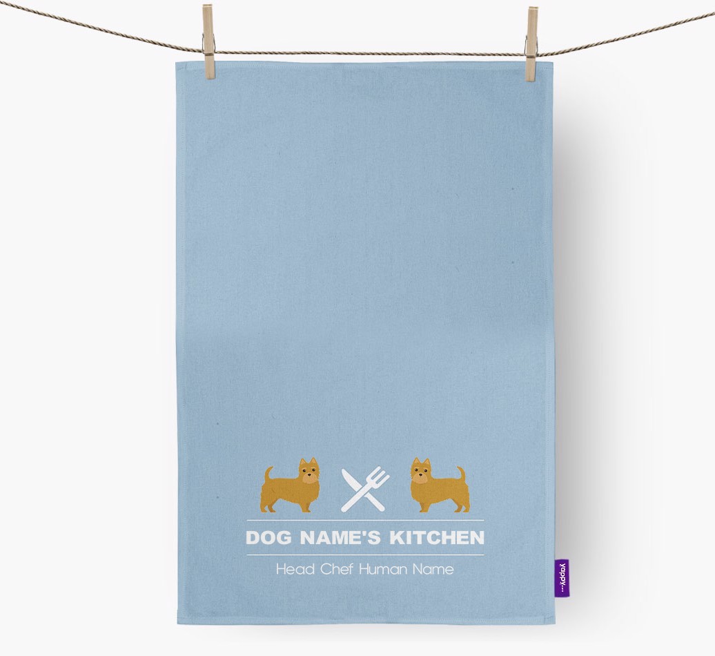 'Head Chef' - Personalised {breedFullName} Tea Towel