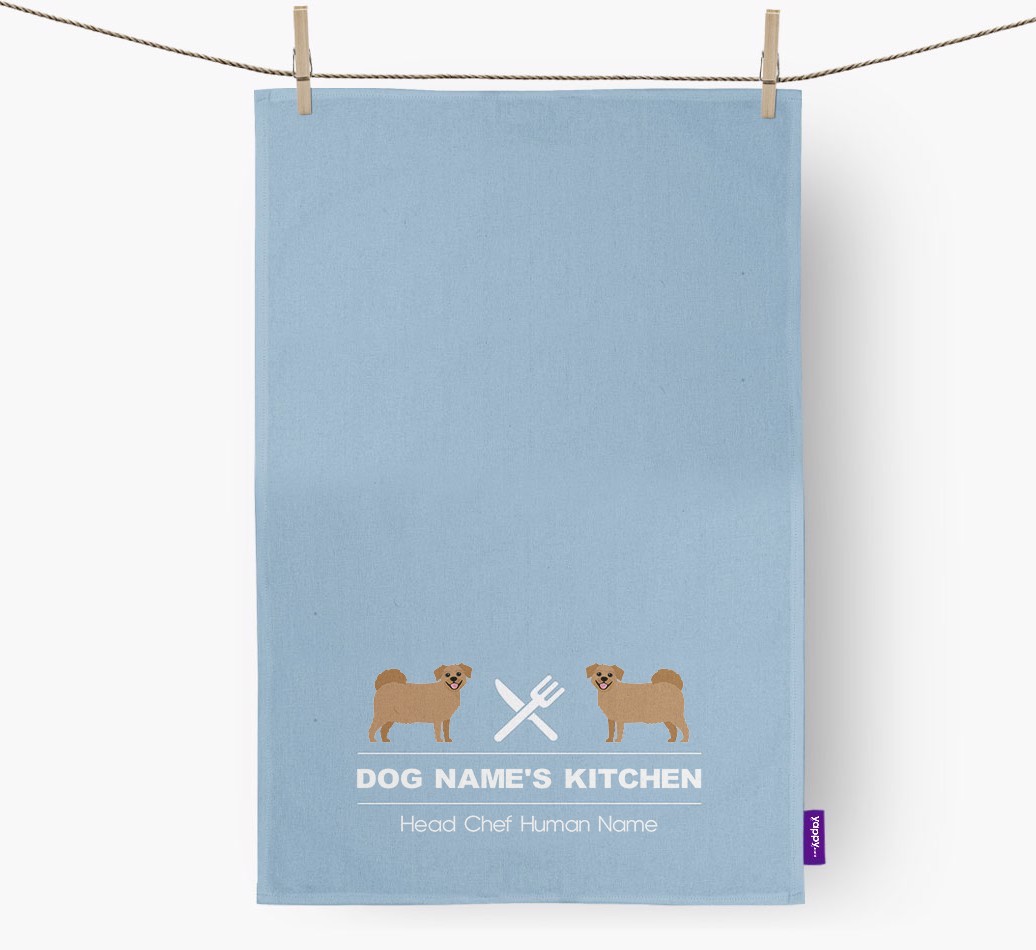 'Head Chef' - Personalised {breedFullName} Tea Towel