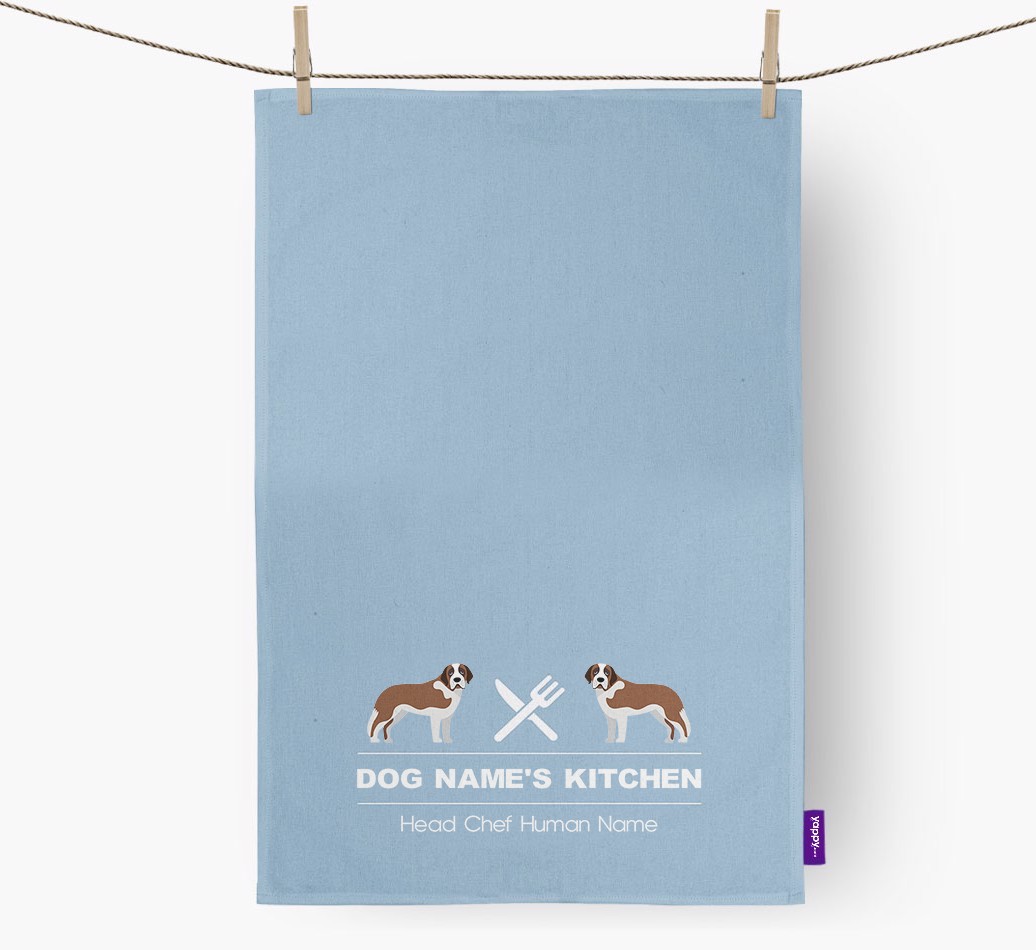 'Head Chef' - Personalised {breedFullName} Tea Towel