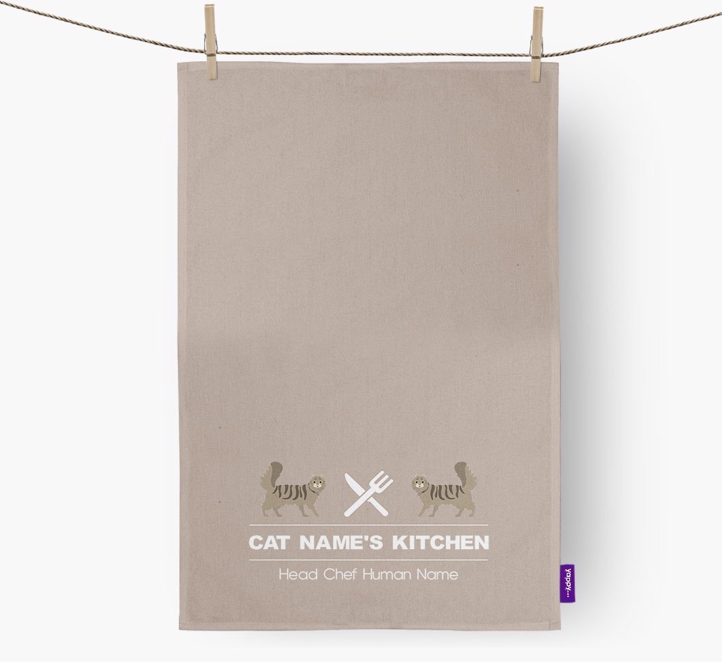 'Head Chef' - Personalised {breedCommonName} Tea Towel
