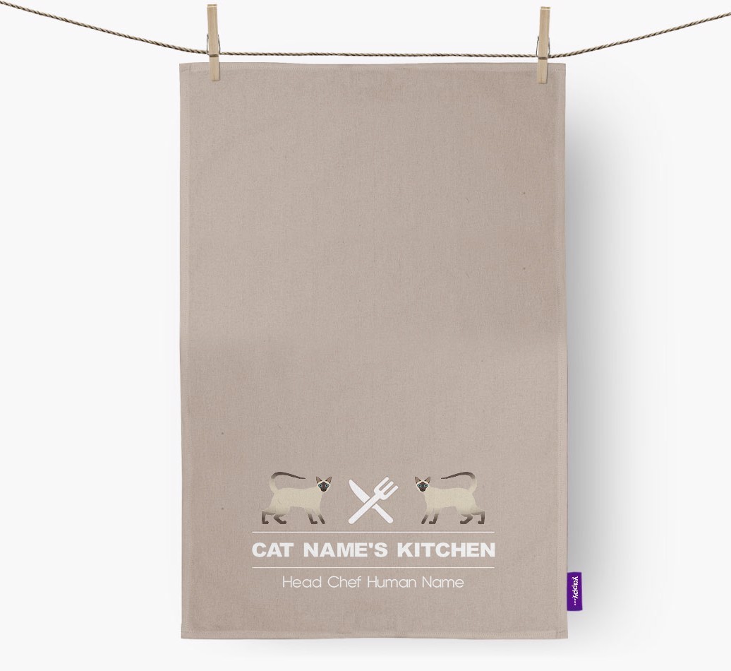 'Head Chef' - Personalised {breedCommonName} Tea Towel
