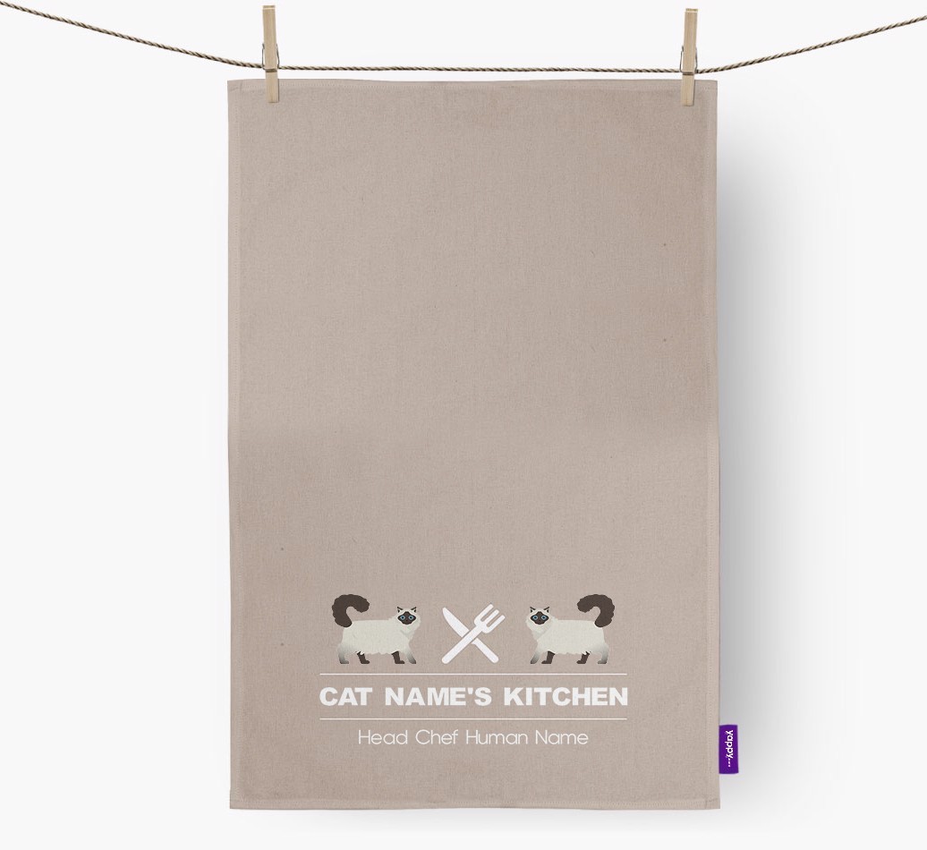 'Head Chef' - Personalised {breedCommonName} Tea Towel