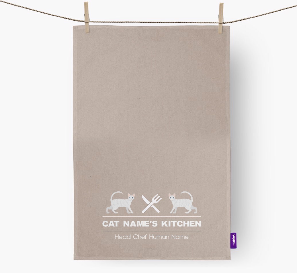 'Head Chef' - Personalised {breedCommonName} Tea Towel