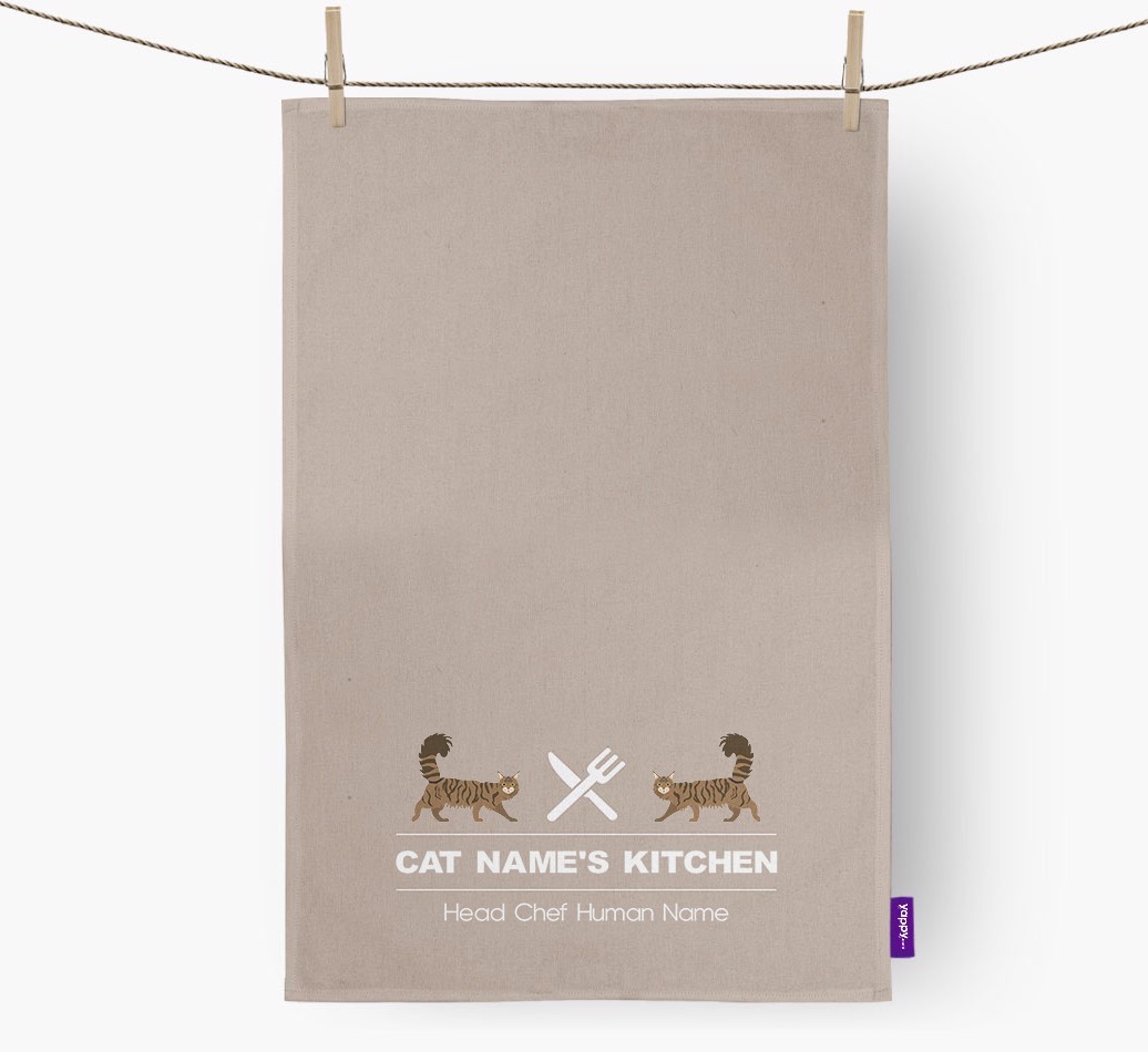 'Head Chef' - Personalised {breedCommonName} Tea Towel