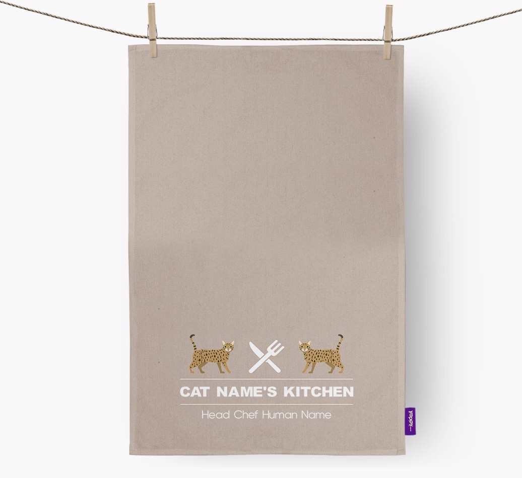 'Head Chef' - Personalised {breedCommonName} Tea Towel