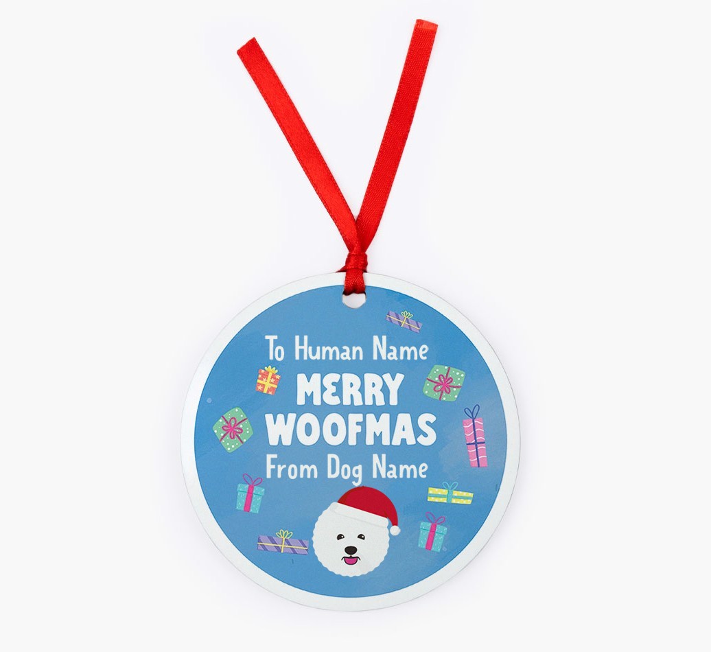 Merry Woofmas: {breedFullName} Christmas Decoration