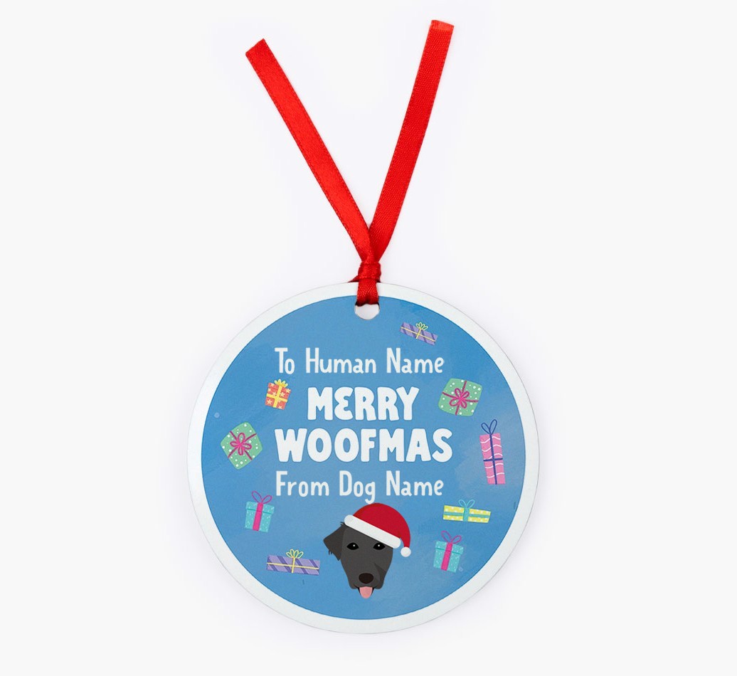 Merry Woofmas: {breedFullName} Christmas Decoration