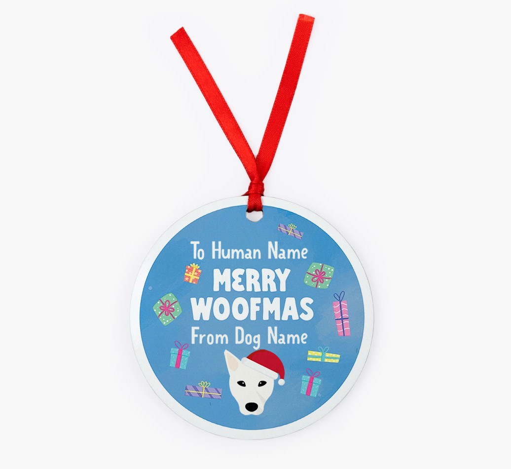 Merry Woofmas: {breedFullName} Christmas Decoration