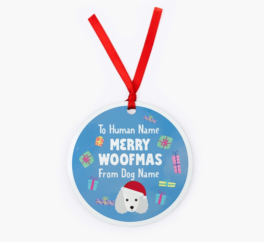 Merry Woofmas: {breedFullName} Christmas Decoration