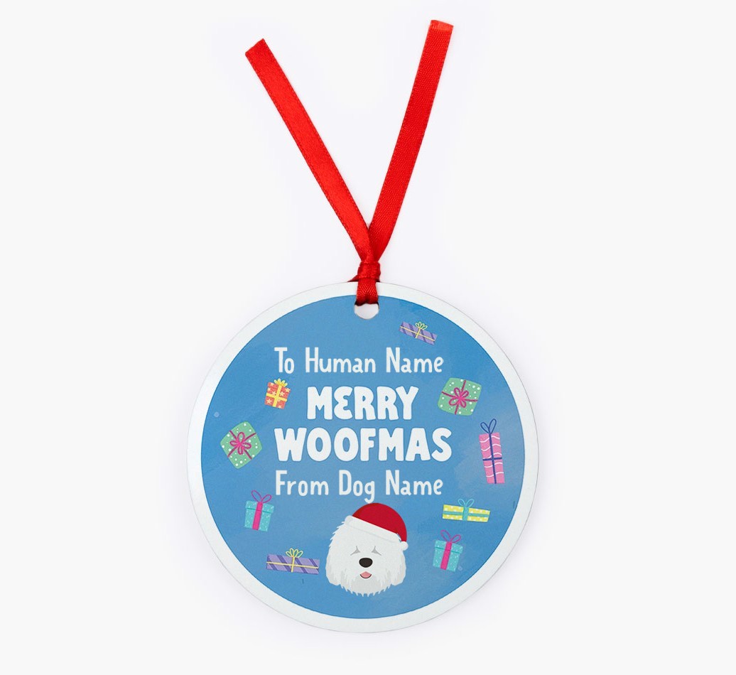 Merry Woofmas: {breedFullName} Christmas Decoration