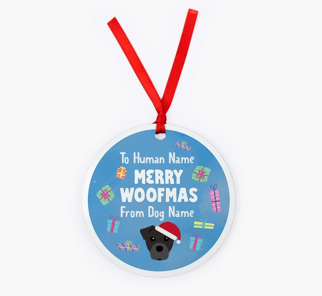 Merry Woofmas: {breedFullName} Christmas Decoration