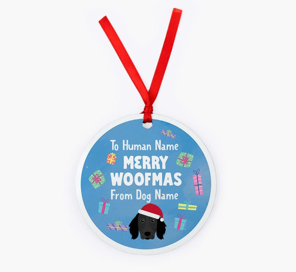 Merry Woofmas: {breedFullName} Christmas Decoration