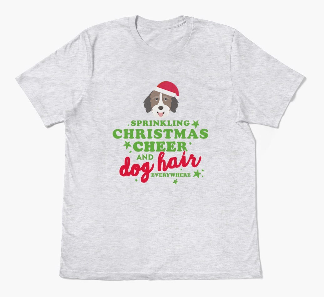 'Christmas Cheer' - Personalized {breedFullName} Adult T-Shirt