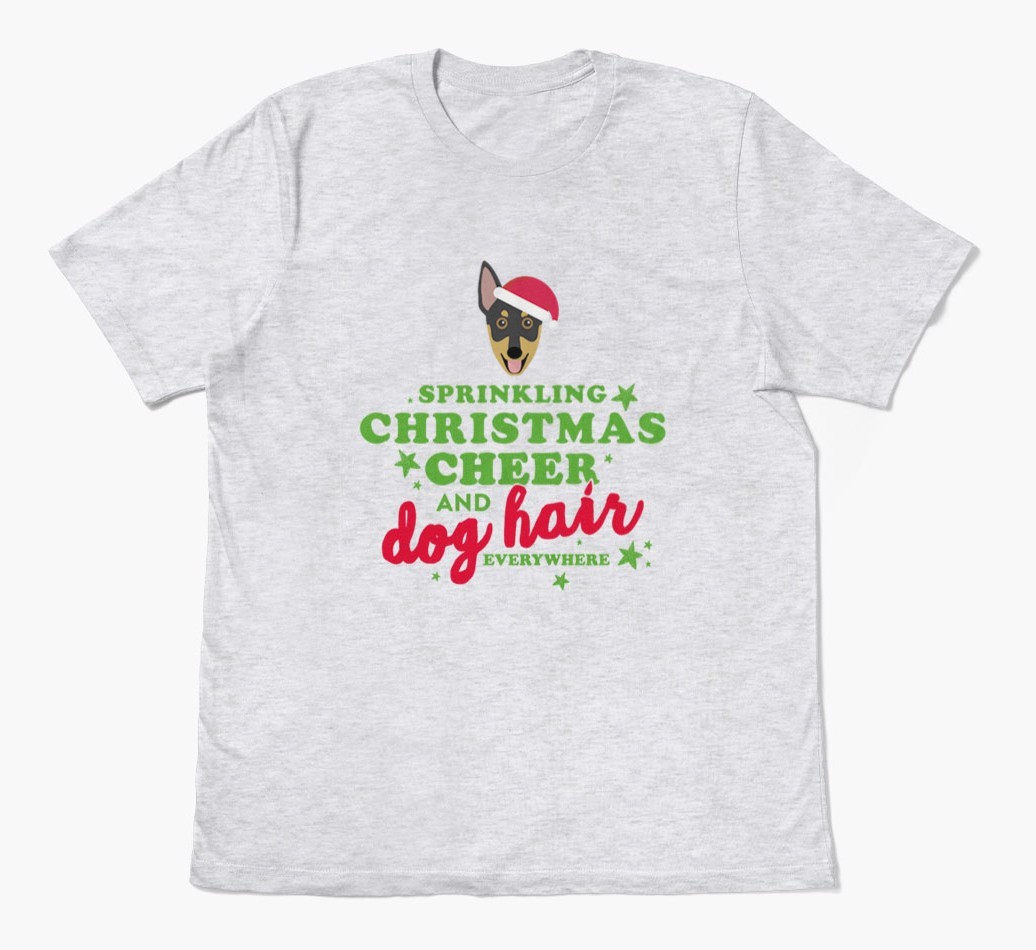 'Christmas Cheer' - Personalized {breedFullName} Adult T-Shirt