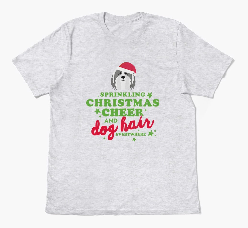 'Christmas Cheer' - Personalized {breedFullName} Adult T-Shirt
