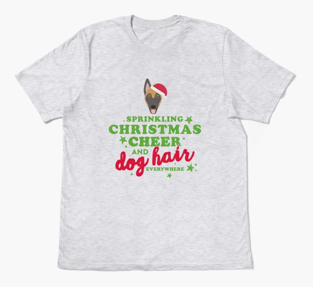 'Christmas Cheer' - Personalized {breedFullName} Adult T-Shirt