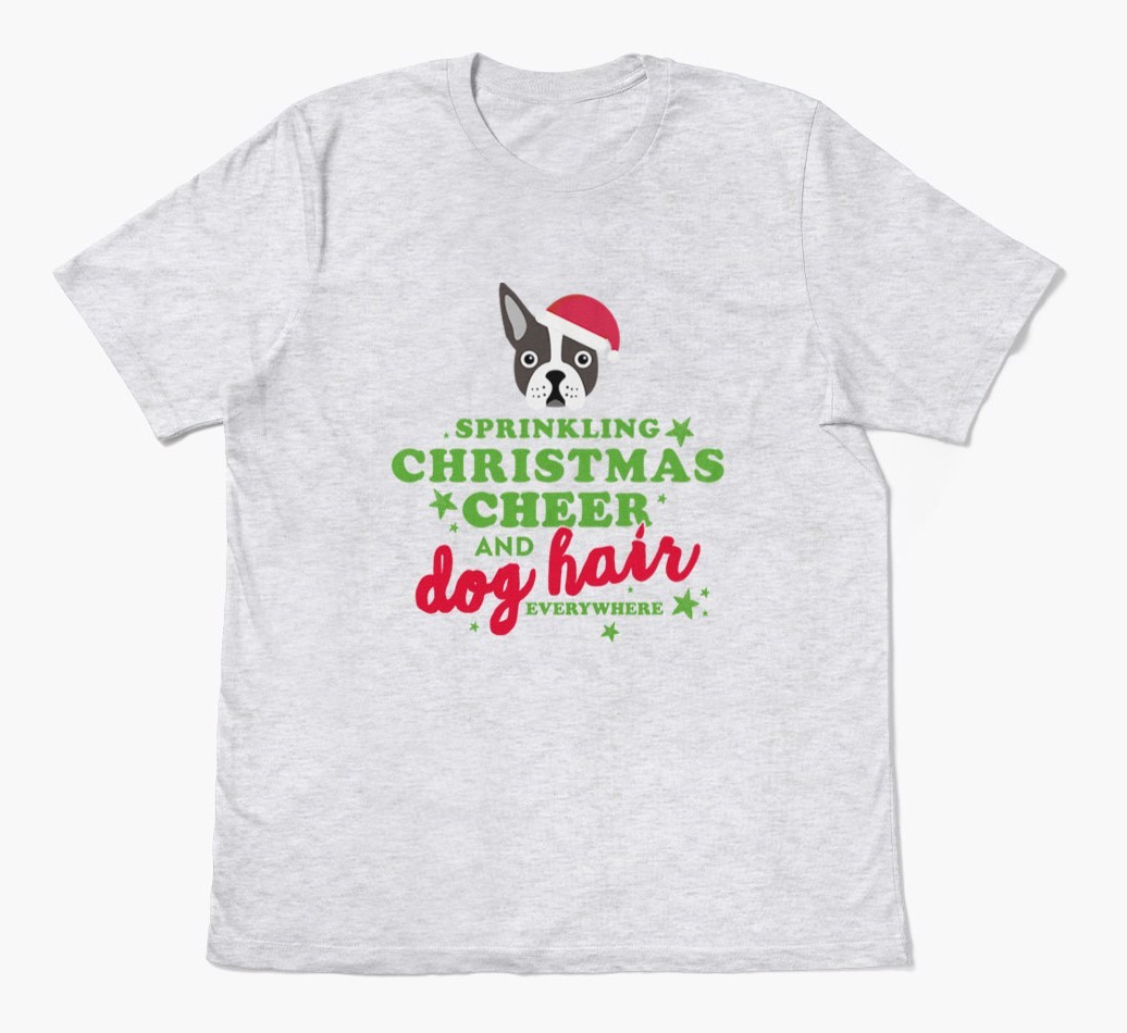 'Christmas Cheer' - Personalized {breedFullName} Adult T-Shirt