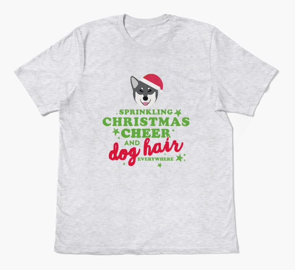 'Christmas Cheer' - Personalised {breedFullName} Adult T-Shirt