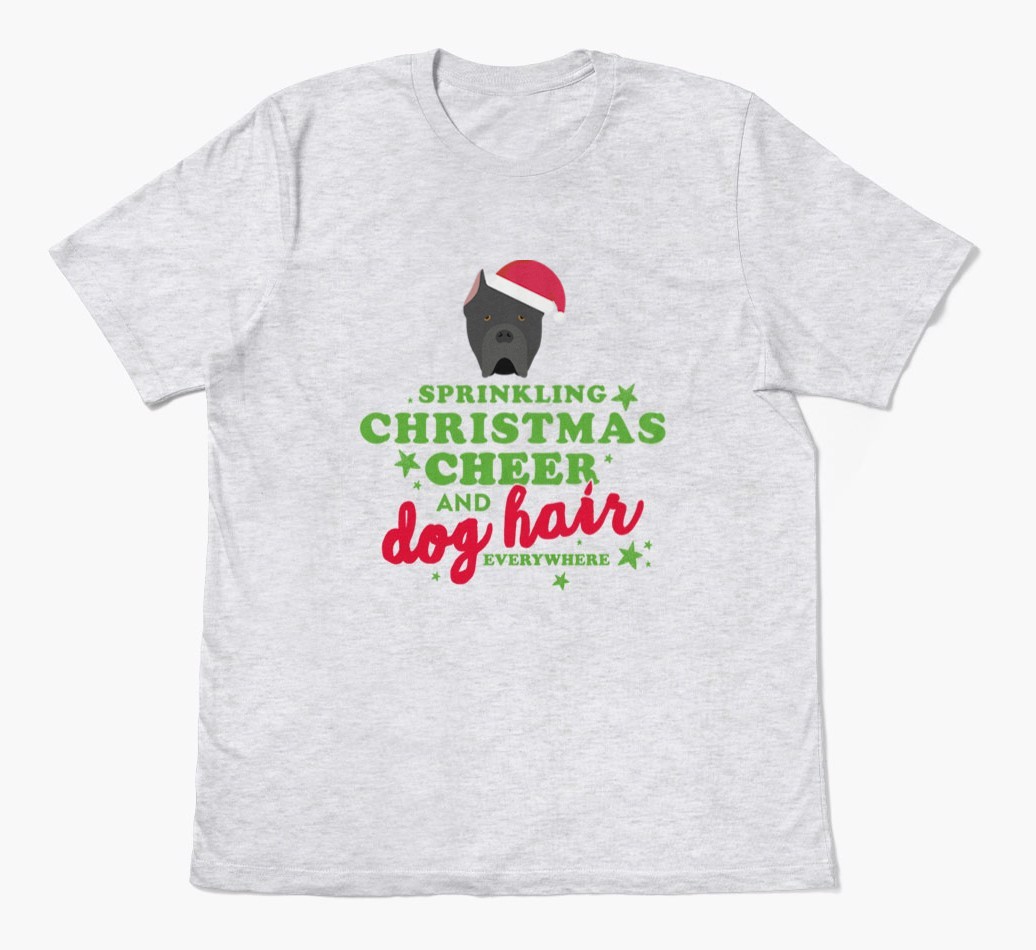 'Christmas Cheer' - Personalized {breedFullName} Adult T-Shirt