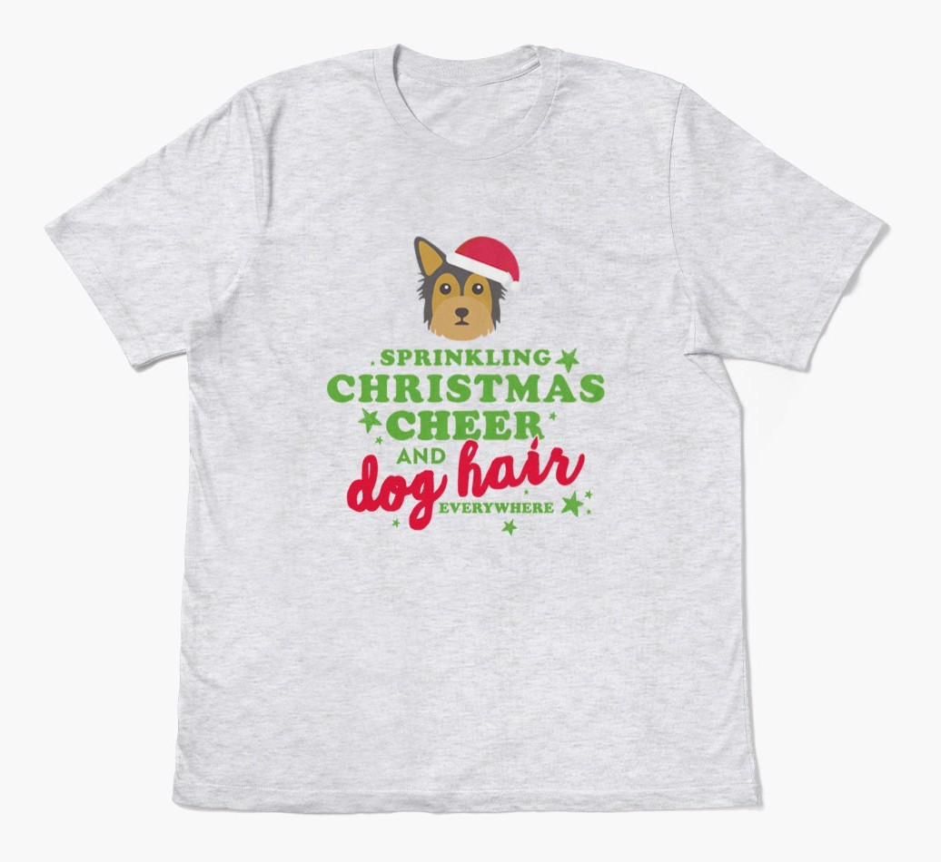 'Christmas Cheer' - Personalized {breedFullName} Adult T-Shirt