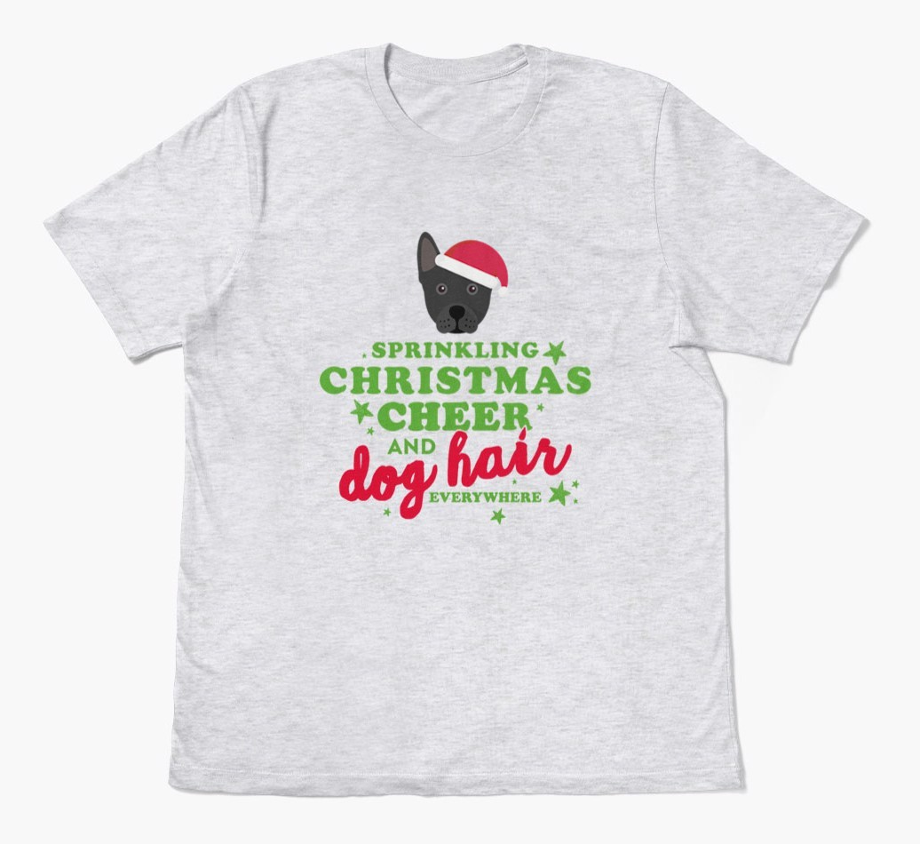 'Christmas Cheer' - Personalized {breedFullName} Adult T-Shirt