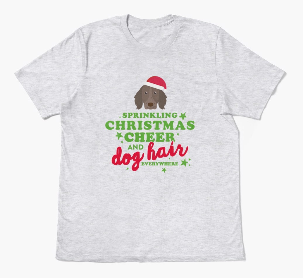 'Christmas Cheer' - Personalized {breedFullName} Adult T-Shirt