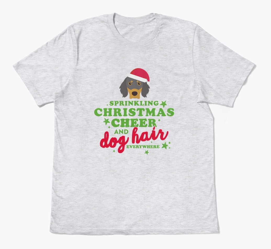 'Christmas Cheer' - Personalized {breedFullName} Adult T-Shirt