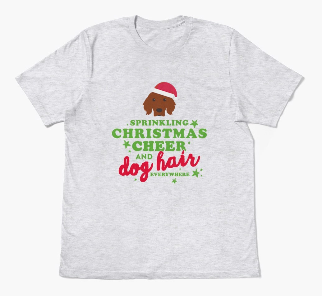 'Christmas Cheer' - Personalised {breedFullName} Adult T-Shirt