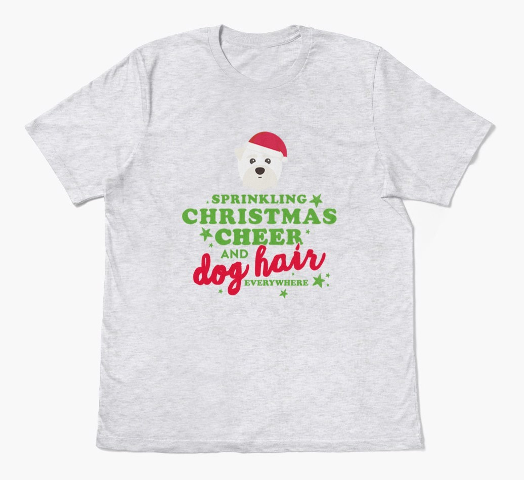 'Christmas Cheer' - Personalized {breedFullName} Adult T-Shirt