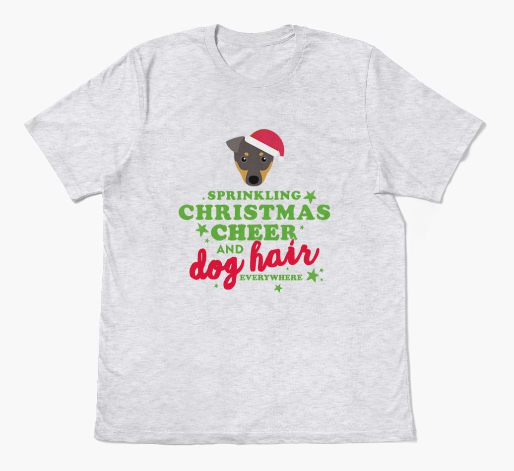 'Christmas Cheer' - Personalized {breedFullName} Adult T-Shirt