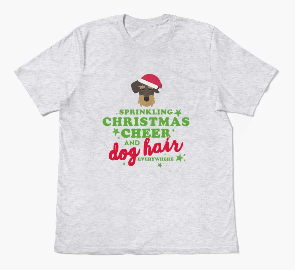 'Christmas Cheer' - Personalized {breedFullName} Adult T-Shirt