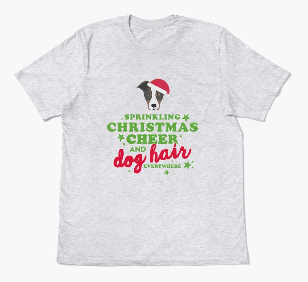 'Christmas Cheer' - Personalized {breedFullName} Adult T-Shirt