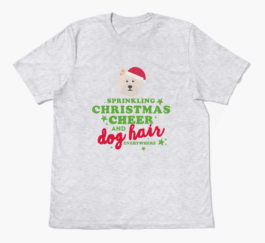 'Christmas Cheer' - Personalized {breedFullName} Adult T-Shirt