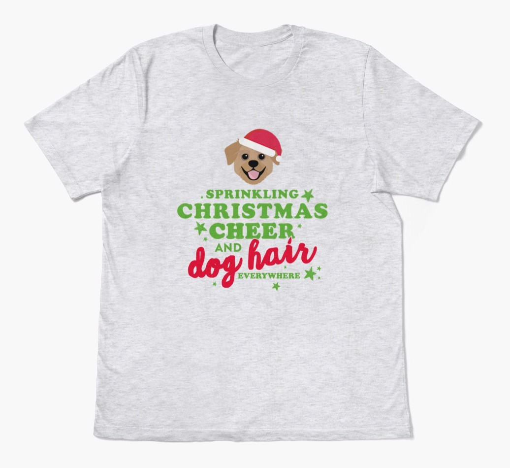 'Christmas Cheer' - Personalized {breedFullName} Adult T-Shirt