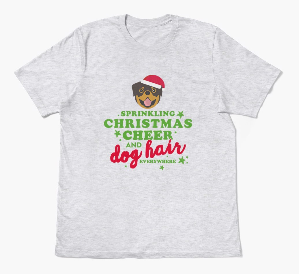 'Christmas Cheer' - Personalized {breedFullName} Adult T-Shirt