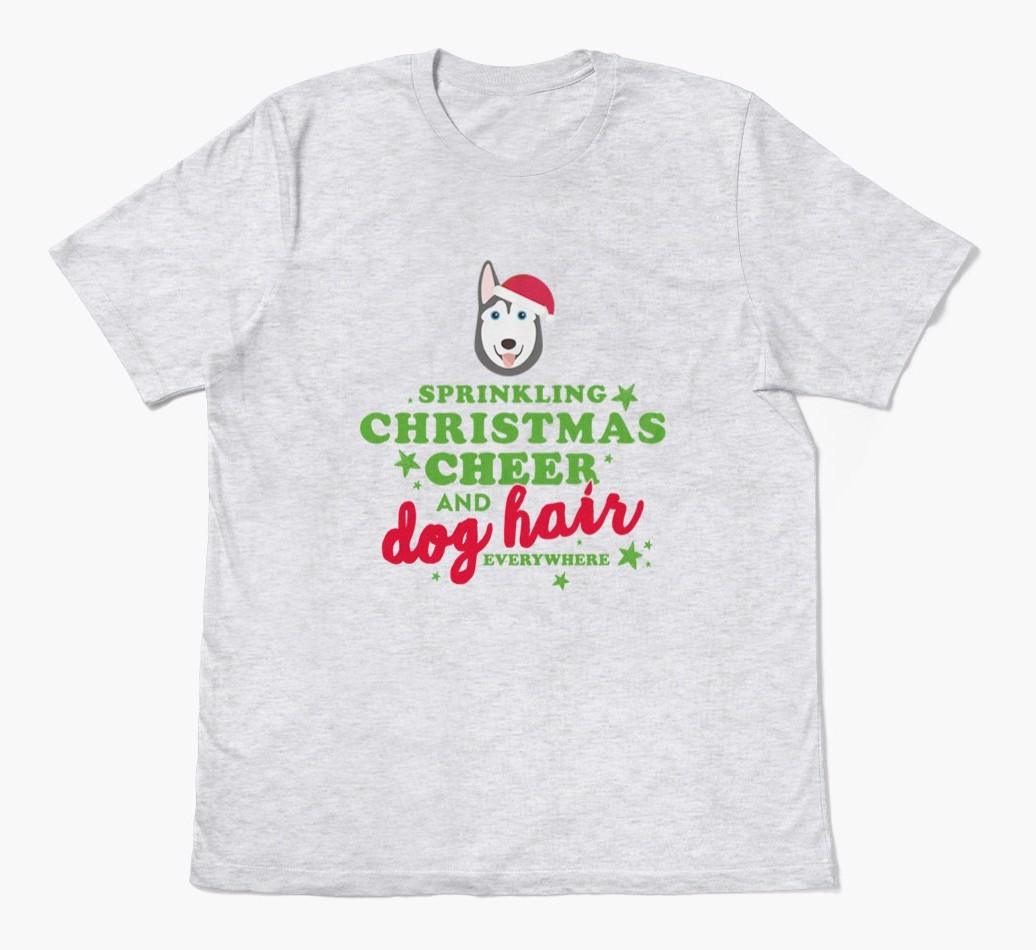 'Christmas Cheer' - Personalized {breedFullName} Adult T-Shirt
