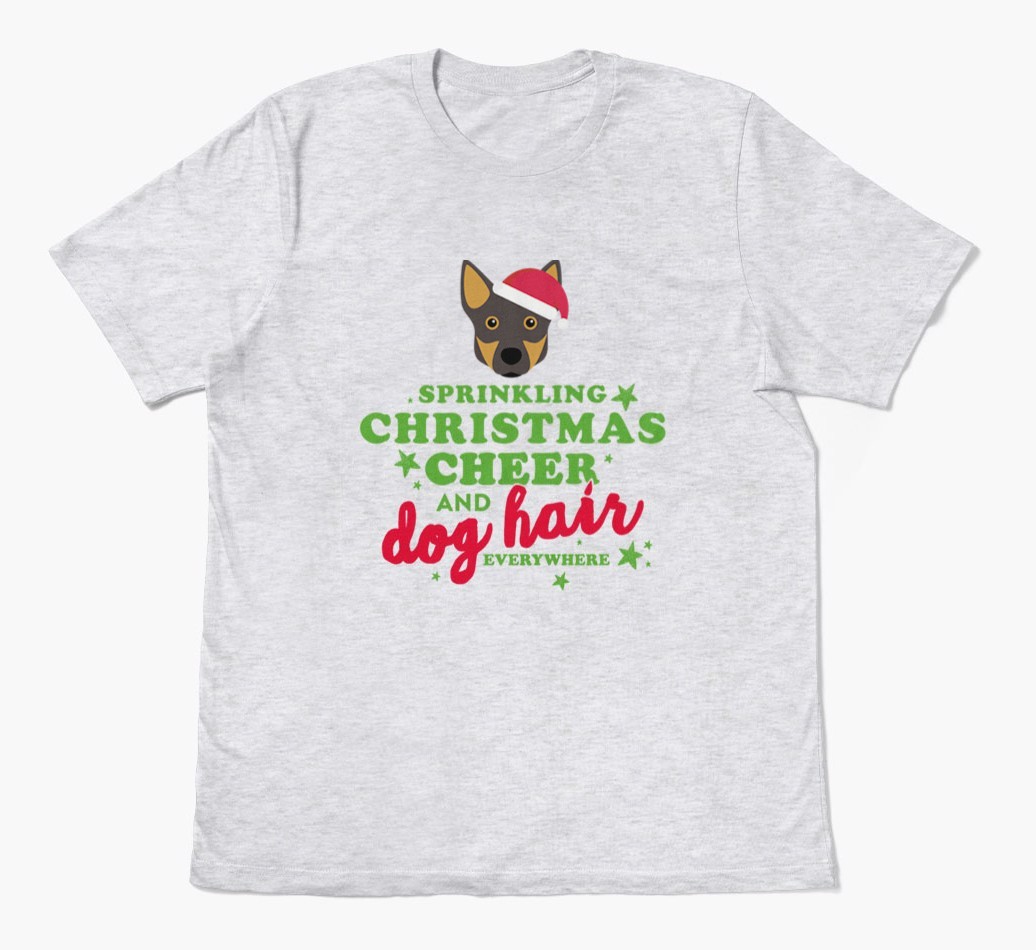 'Christmas Cheer' - Personalized {breedFullName} Adult T-Shirt